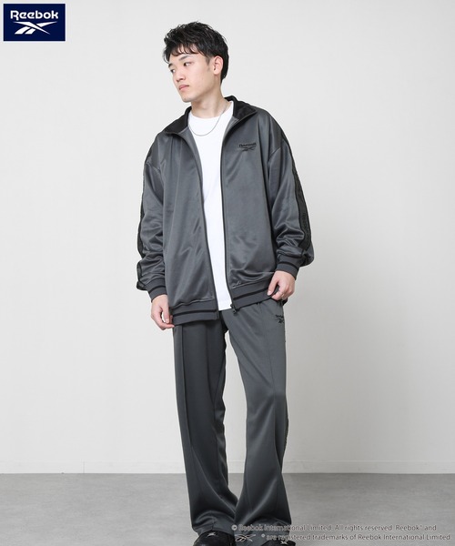 Reebok(リーボック)の「【Reebok】 トラックパンツ / ジャージ ライン柄 【セットアップ可能】(その他パンツ・メンズ・ネイビー/ブラック/サックスブルー/チャコール・MEDIUM/LARGE/X-LARGE)」の16枚目の写真