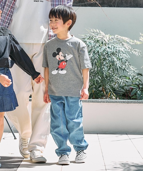 FOUND GOOD（ファウンドグッド）の「B/デニムテーパードP（その他パンツ・キッズ・ネイビー/ブルー系5・120cm/130cm/140cm/150cm）」の4枚目の写真