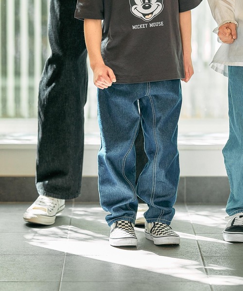 FOUND GOOD（ファウンドグッド）の「B/デニムテーパードP（その他パンツ・キッズ・ネイビー/ブルー系5・120cm/130cm/140cm/150cm）」の12枚目の写真