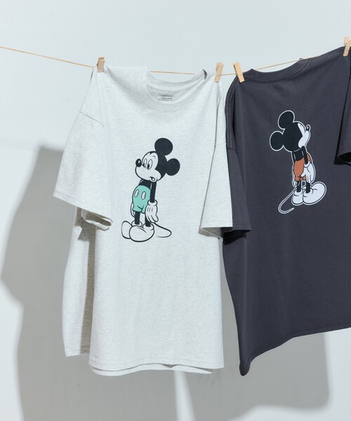 新品　別注　ミッキーＴシャツ Disney】別注 Mickey&Friends ミッキー＆フレンズ グラフィック