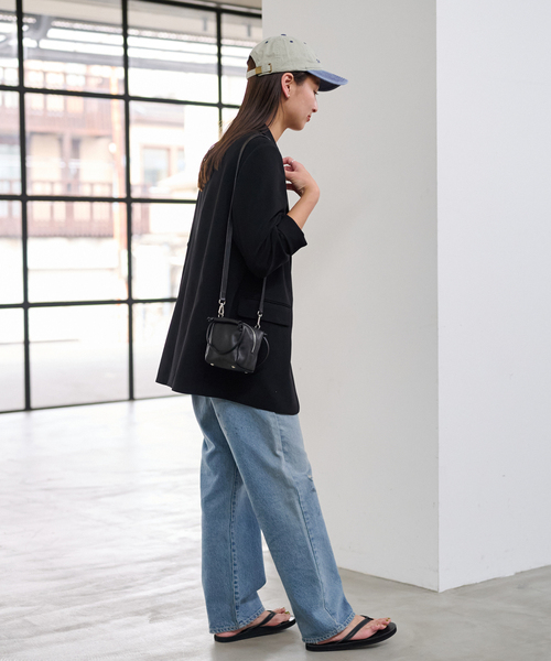 FRAMeWORK（フレームワーク）の「≪追加≫トリアセクロスセミダブルジャケット2（テーラードジャケット・レディース・ネイビー/ブラック・38/36）」の3枚目の写真