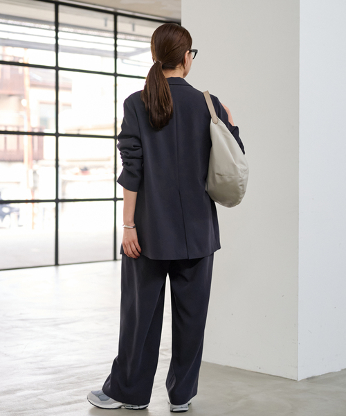 FRAMeWORK（フレームワーク）の「≪追加≫トリアセクロスセミダブルジャケット2（テーラードジャケット・レディース・ネイビー/ブラック・38/36）」の22枚目の写真