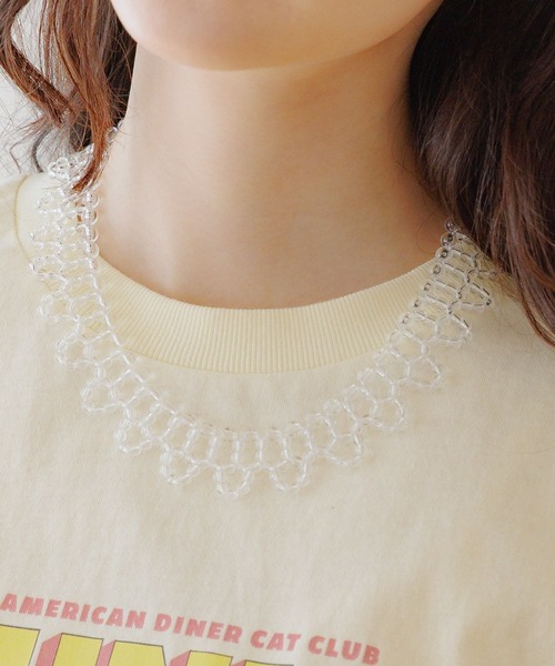 niko and...（ニコアンド）の「クリアビーズ襟ネックレス（ネックレス・レディース・イエロー/ブラック/その他・0）」の21枚目の写真