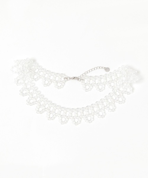 niko and...（ニコアンド）の「クリアビーズ襟ネックレス（ネックレス・レディース・イエロー/ブラック/その他・0）」の8枚目の写真
