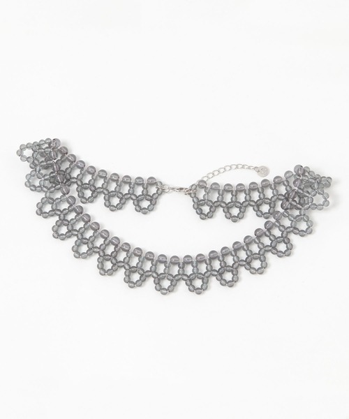 niko and...（ニコアンド）の「クリアビーズ襟ネックレス（ネックレス・レディース・イエロー/ブラック/その他・0）」の7枚目の写真