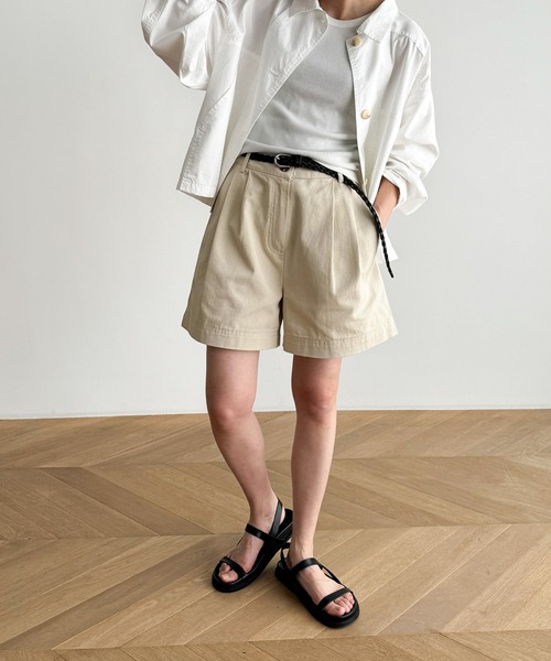 【通販激安】 セール】COIN コットンタックショートパンツ（その他パンツ パンツ