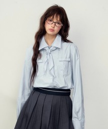 SunsetPark（サンセットパーク）の「クラシックボウタイルーズシャツ SP25s001【SunsetPark】（シャツ/ブラウス）」