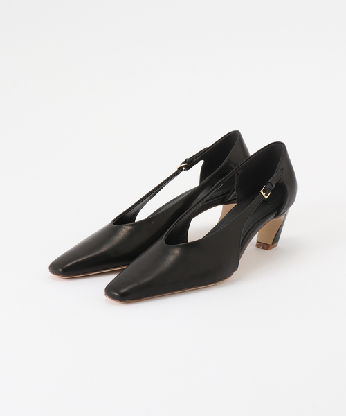 Spick & Span(スピックアンドスパン)の「ALM./アルム BREDE LEATHER PUMPS(パンプス・レディース・ブラック/ベージュ・38/37/36)」の14枚目の写真