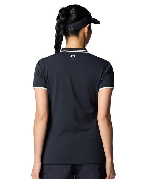 UNDER ARMOUR(アンダーアーマー)の「UAアーマードライ ポロ(ゴルフ/レディース)(ポロシャツ・レディース・ブラック・XL/M/L/S)」の2枚目の写真