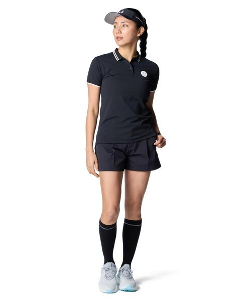 UNDER ARMOUR(アンダーアーマー)の「UAアーマードライ ポロ(ゴルフ/レディース)(ポロシャツ・レディース・ブラック・XL/M/L/S)」の3枚目の写真