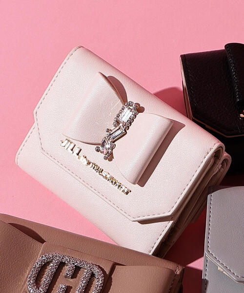 リボンビジューウォレットシリーズ ミニ財布（財布）｜JILL by