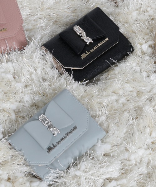 【JILL by JILLSTUART】♡リボンビジューウォレットミニ財布♡ JILL by STUART 財布 リボンビジューウォレットシリーズ ミニ