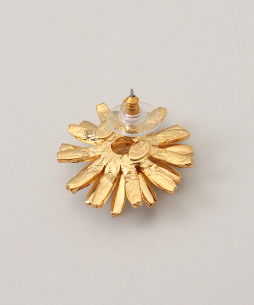 Kenneth Jay Lane/ケネス ジェイ レーン FLOWER PIERCE ピアス