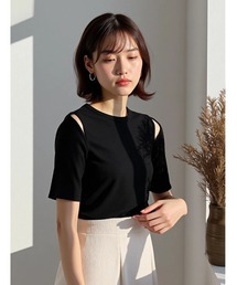 fifth | カットリブカットアウトプルオーバー(Tシャツ/カットソー)