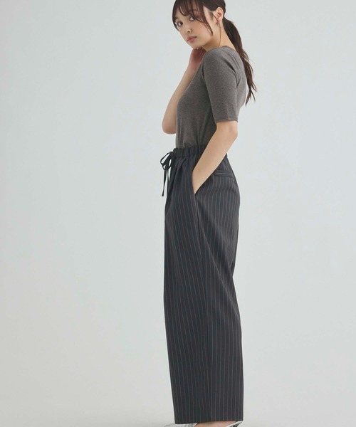 fifth（フィフス）の「カットリブカットアウトプルオーバー（Tシャツ/カットソー・レディース・モカ/アイボリー/ブラック・M）」の15枚目の写真