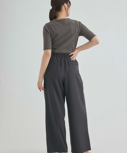 fifth（フィフス）の「カットリブカットアウトプルオーバー（Tシャツ/カットソー・レディース・モカ/アイボリー/ブラック・M）」の16枚目の写真