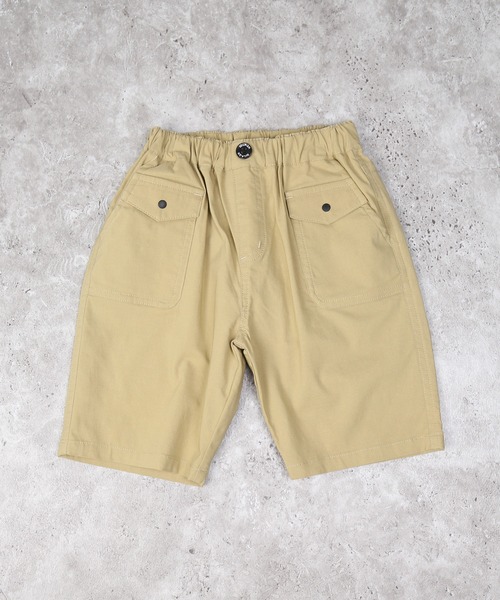 DILASH(ディラッシュ)の「ストレッチ5分丈パンツ(その他パンツ・キッズ・黄緑系/パープル/ベージュ/ネイビー・90/100/110/120/80/130/140)」の1枚目の写真