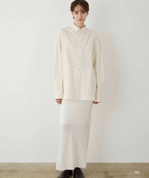 lapeau de gem Tさシャツ セール】【LA PEAU DE GEM】regular collar shirt/レギュラー