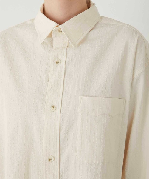 lapeau de gem Tさシャツ セール】【LA PEAU DE GEM】regular collar shirt/レギュラー