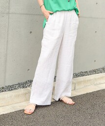 NOLLEY’S | 【WEB STAFF恵☆別注カラーあり】《セットアップ対応》リネンセミワイドパンツ(その他パンツ)