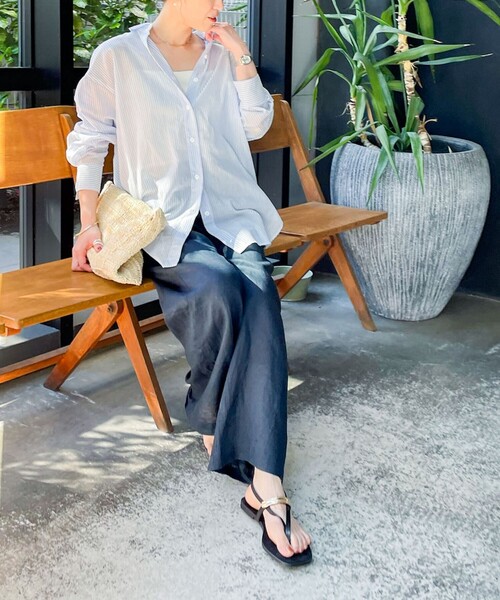 セール】【WEB STAFF恵☆別注カラーあり】《セットアップ対応》リネン