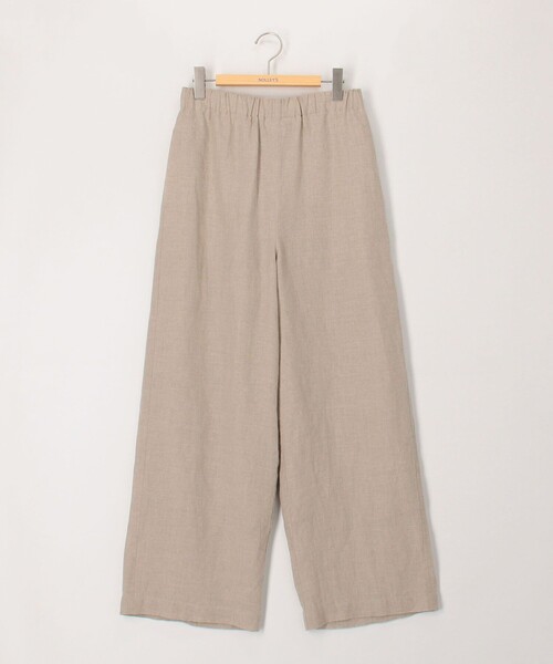 NOLLEY’S(ノーリーズ)の「【WEB STAFF恵☆別注カラーあり】《セットアップ対応》リネンセミワイドパンツ(その他パンツ・レディース・ホワイト/ダークネイビー/グリーン/ダークブラウン/ベージュ・36/38/40)」の10枚目の写真