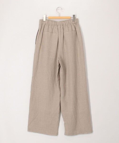 NOLLEY’S(ノーリーズ)の「【WEB STAFF恵☆別注カラーあり】《セットアップ対応》リネンセミワイドパンツ(その他パンツ・レディース・ホワイト/ダークネイビー/グリーン/ダークブラウン/ベージュ・36/38/40)」の11枚目の写真