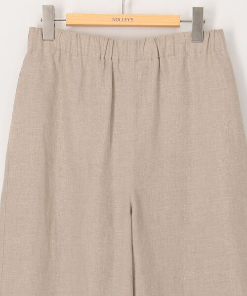 NOLLEY’S(ノーリーズ)の「【WEB STAFF恵☆別注カラーあり】《セットアップ対応》リネンセミワイドパンツ(その他パンツ・レディース・ホワイト/ダークネイビー/グリーン/ダークブラウン/ベージュ・36/38/40)」の12枚目の写真