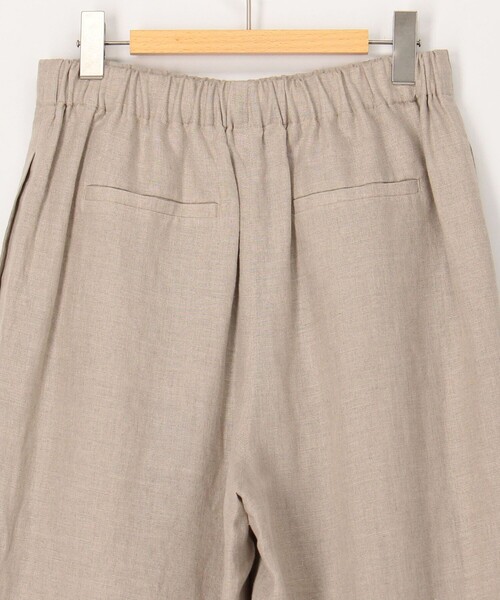 NOLLEY’S(ノーリーズ)の「【WEB STAFF恵☆別注カラーあり】《セットアップ対応》リネンセミワイドパンツ(その他パンツ・レディース・ホワイト/ダークネイビー/グリーン/ダークブラウン/ベージュ・36/38/40)」の14枚目の写真