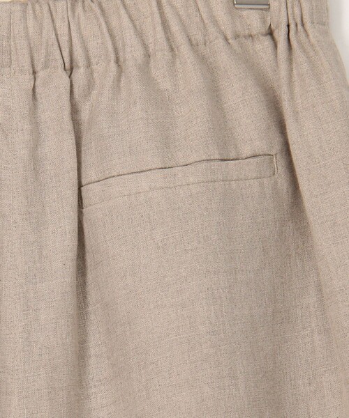 NOLLEY’S(ノーリーズ)の「【WEB STAFF恵☆別注カラーあり】《セットアップ対応》リネンセミワイドパンツ(その他パンツ・レディース・ホワイト/ダークネイビー/グリーン/ダークブラウン/ベージュ・36/38/40)」の15枚目の写真