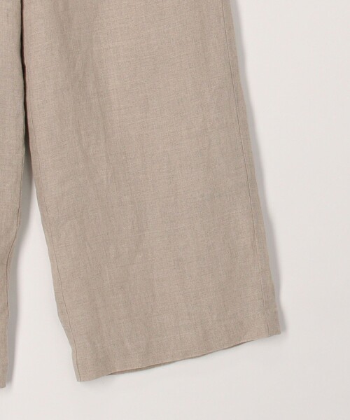 NOLLEY’S(ノーリーズ)の「【WEB STAFF恵☆別注カラーあり】《セットアップ対応》リネンセミワイドパンツ(その他パンツ・レディース・ホワイト/ダークネイビー/グリーン/ダークブラウン/ベージュ・36/38/40)」の16枚目の写真