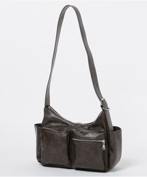 RAGEBLUE | ＜ユニセックス＞シンセティックレザー/マルチポケットショルダーバッグ(ショルダーバッグ)