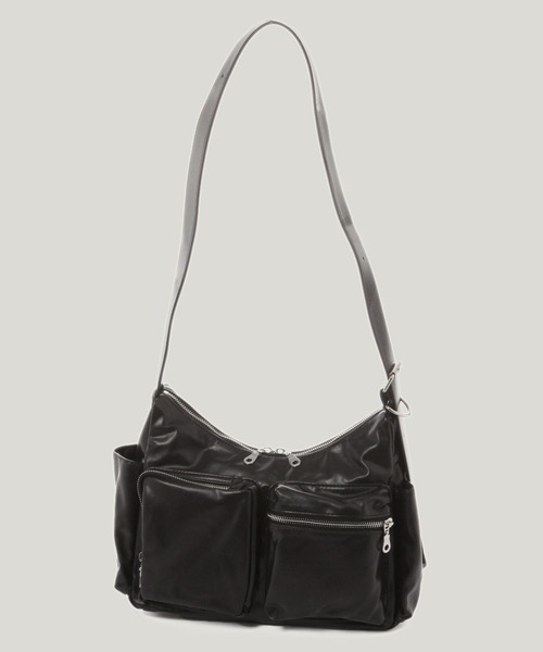 ♥︎rio♥︎ その他の方は購入できません(๑˃̵ᴗ˂̵) セール】＜ユニセックス＞シンセティックレザー/マルチポケット