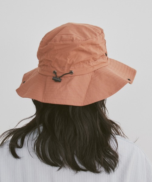 MERLOT（メルロー）の「【撥水仕様】パッカブルカラーサファリハット（ハット・レディース・ブラウン/ネイビー/ブルー・FREE）」の6枚目の写真