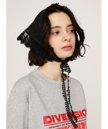 SLY | LACE EDGE SCARF レース エッジ スカーフ(バンダナ/スカーフ)