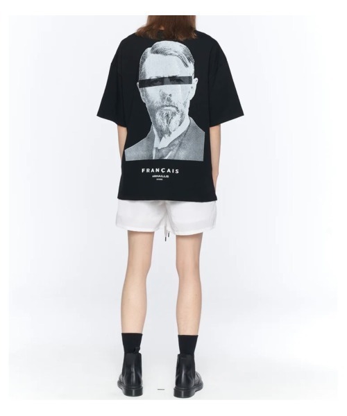 VIBGYOR(ヴィブジョー)の「【Re:one】-OVERR- OVERR limited T-SHIRTS(MA)(Tシャツ/カットソー・メンズ・ホワイト/ブラック・M)」の2枚目の写真