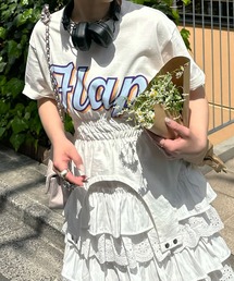 シャーリング裾ぴろんT