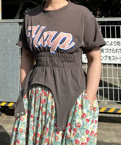 tシャツ シャーリング裾ぴろんT レディース シャーリング裾ぴろんT（Tシャツ/カットソー）｜Alley Tokyo