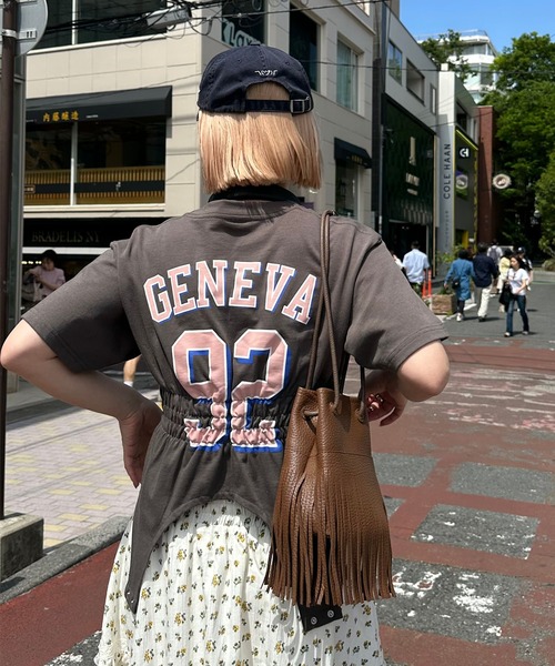 シャーリング裾ぴろんT（Tシャツ/カットソー）｜Alley Tokyo