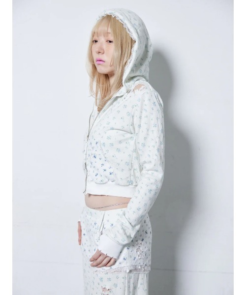 neith.（ネイス）の「neith./ネイス/Flower Thermal Pants（その他パンツ・レディース・ブルー/ピンク・FREE）」の10枚目の写真