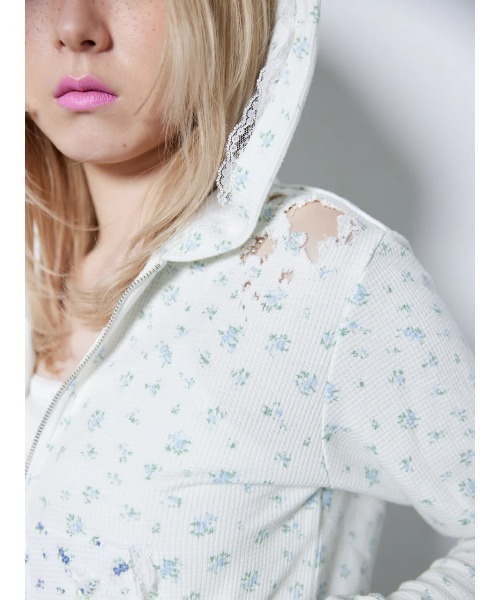neith.（ネイス）の「neith./ネイス/Flower Thermal Pants（その他パンツ・レディース・ブルー/ピンク・FREE）」の13枚目の写真