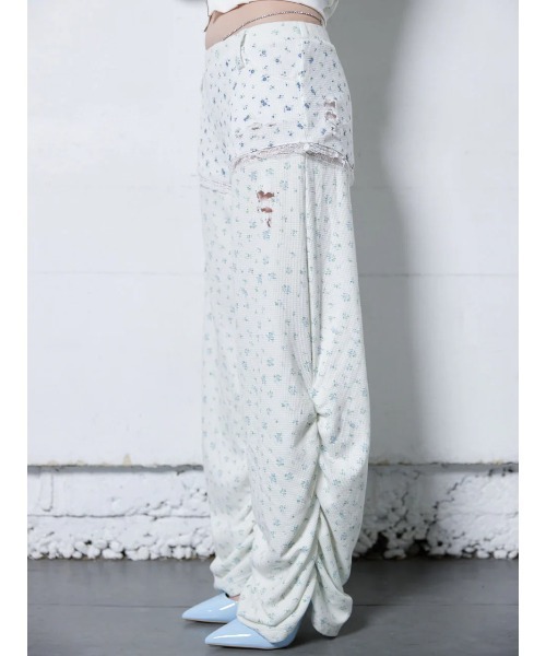 neith.（ネイス）の「neith./ネイス/Flower Thermal Pants（その他パンツ・レディース・ブルー/ピンク・FREE）」の15枚目の写真