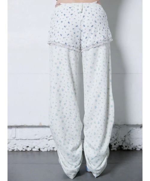 し*の様 neith. Flower Thermal Pants(Blue) neith./ネイス/Flower Thermal Pants