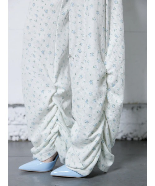 し*の様 neith. Flower Thermal Pants(Blue) neith./ネイス/Flower Thermal Pants