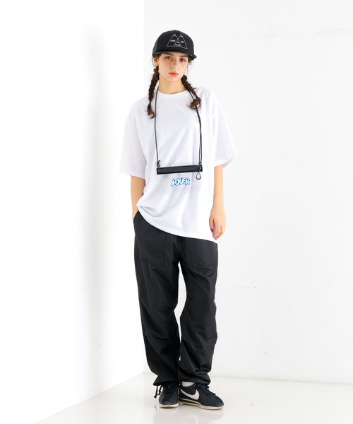 POLeR（ポーラー）の「【POLeR/ポーラー】PVC MOBILE SACOCHE/モバイルサコッシュ/ユニセックス（ショルダーバッグ・メンズ・ブラック/オレンジ・フリー）」の9枚目の写真