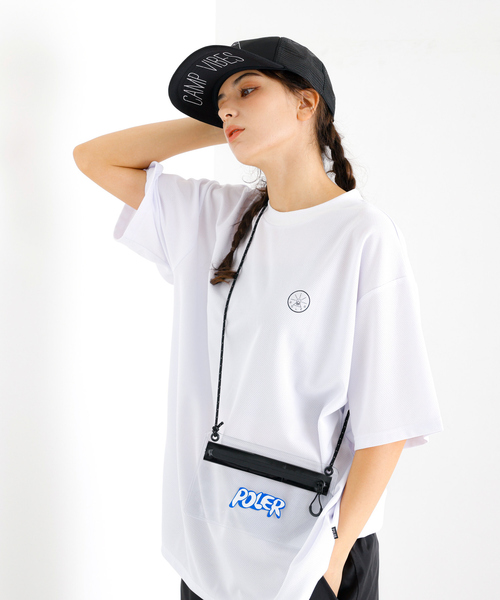 POLeR（ポーラー）の「【POLeR/ポーラー】PVC MOBILE SACOCHE/モバイルサコッシュ/ユニセックス（ショルダーバッグ・メンズ・ブラック/オレンジ・フリー）」の7枚目の写真