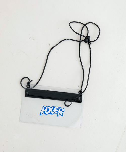 POLeR（ポーラー）の「【POLeR/ポーラー】PVC MOBILE SACOCHE/モバイルサコッシュ/ユニセックス（ショルダーバッグ・メンズ・ブラック/オレンジ・フリー）」の6枚目の写真