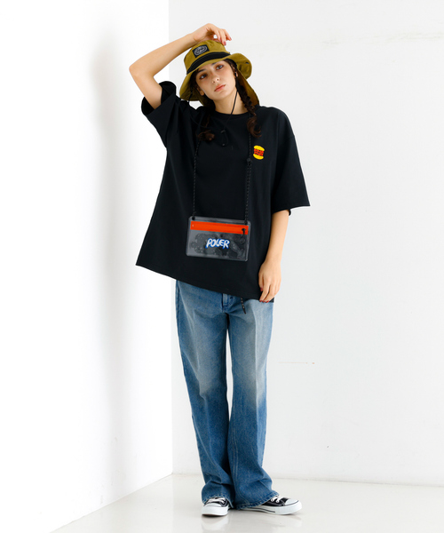 POLeR（ポーラー）の「【POLeR/ポーラー】PVC MOBILE SACOCHE/モバイルサコッシュ/ユニセックス（ショルダーバッグ・メンズ・ブラック/オレンジ・フリー）」の4枚目の写真