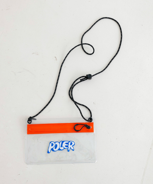 POLeR（ポーラー）の「【POLeR/ポーラー】PVC MOBILE SACOCHE/モバイルサコッシュ/ユニセックス（ショルダーバッグ・メンズ・ブラック/オレンジ・フリー）」の11枚目の写真