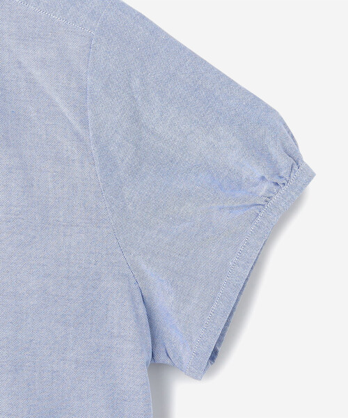 GYMPHLEX（ジムフレックス）の「Gymphlex | オックスフォード フレンチスリーブシャツ WOMEN（シャツ/ブラウス・レディース・ブルー/ホワイト・14/12）」の12枚目の写真